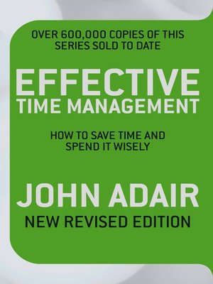 cover image of Effective Time Management